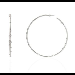 Melinda Maria 3” Big Ass Hoops in Silver